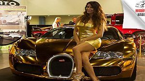 Amerikalı Rapçi Flo Rida Bugatti Veyron'unu Altın...