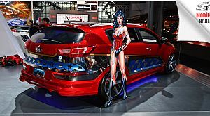 Wonder Woman Kostümlü Kia Sportage