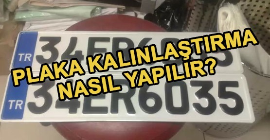 Araca önden ve arkadan bakıldığında plakalar göze çarpar. Plakadaki simgelerin kalın olması aracın duruşuna hava katar. Bu durum tüm modifiyeciler tarafından bilinmektedir. Yan yana park etmiş iki aracın biri normal plakalı biri de kalınlaştırılmış plakalı olsun. Bunlara bakarak aradaki farkı anlayabilirsiniz.