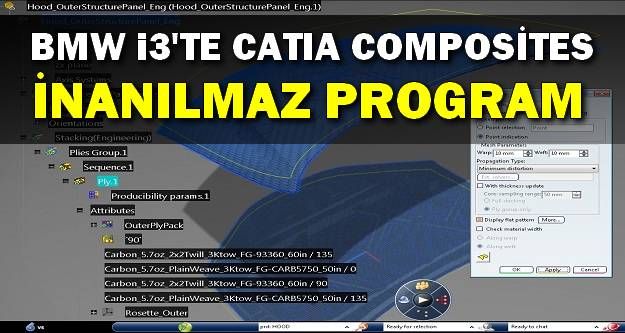 BMW i3'te “CATIA Composites“ Uygulamaları