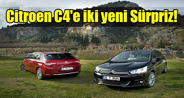 Citroen C4'e iki yeni seçenek !