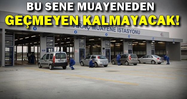 Muayeneden kalan araç oranı düşüyor