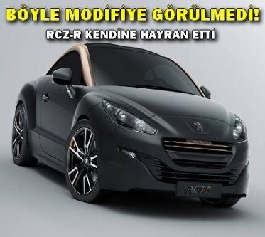 RCZ R  Peugeot Sport maksimum performans