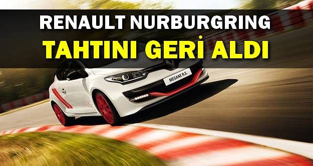 Renault Nürburgring'de Tahını Geri Aldı