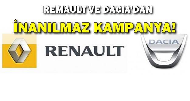 Renault ve Dacia'dan Yaz Kampanyası