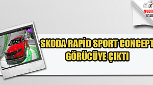 Skoda Rapid Sport Concept Fuarda Görücüye Çıktı