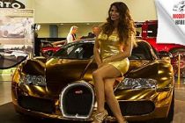 Amerikalı Rapçi Flo Rida Bugatti Veyron'unu Altın Kaplattı