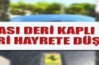 Deri Kaplı Ferrari Görenleri Hayrete Düşürüyor!