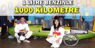 1 litre benzin ile 1000 kilometre!