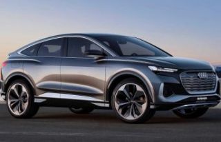 Yeni elektrikli Audi Q4 Sportback e-tron görücüye...