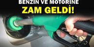 Benzin ve motorine zam geldi