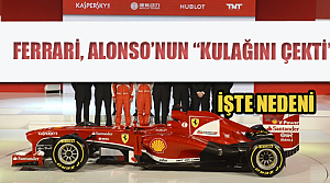 Ferrari, F1 Pilotu Fernando Alonso'nun 'kulağını...