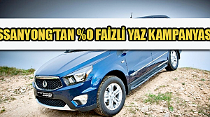 SsangYong'dan %0 faizli Yaz Kampanyası