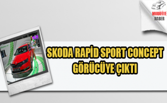 Skoda Rapid Sport Concept Fuarda Görücüye Çıktı