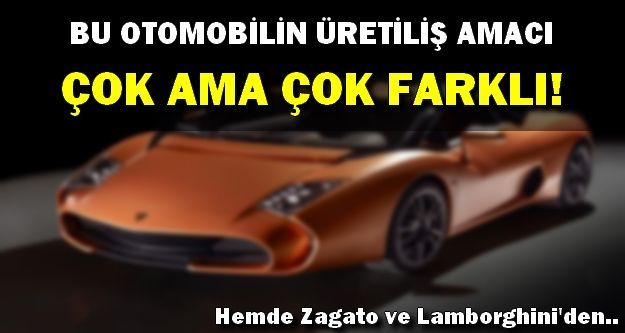 Zagato ve Lamborghini'den Koleksiyonluk Otomobil!